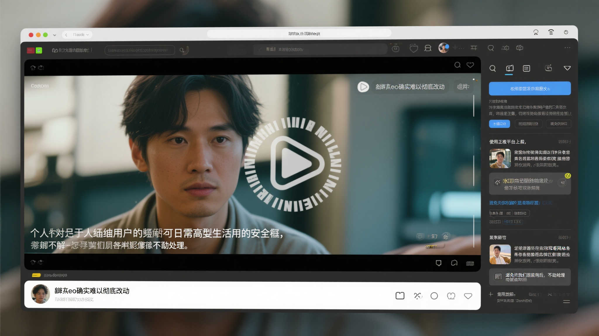 大家都知道，视频编辑是不可能的